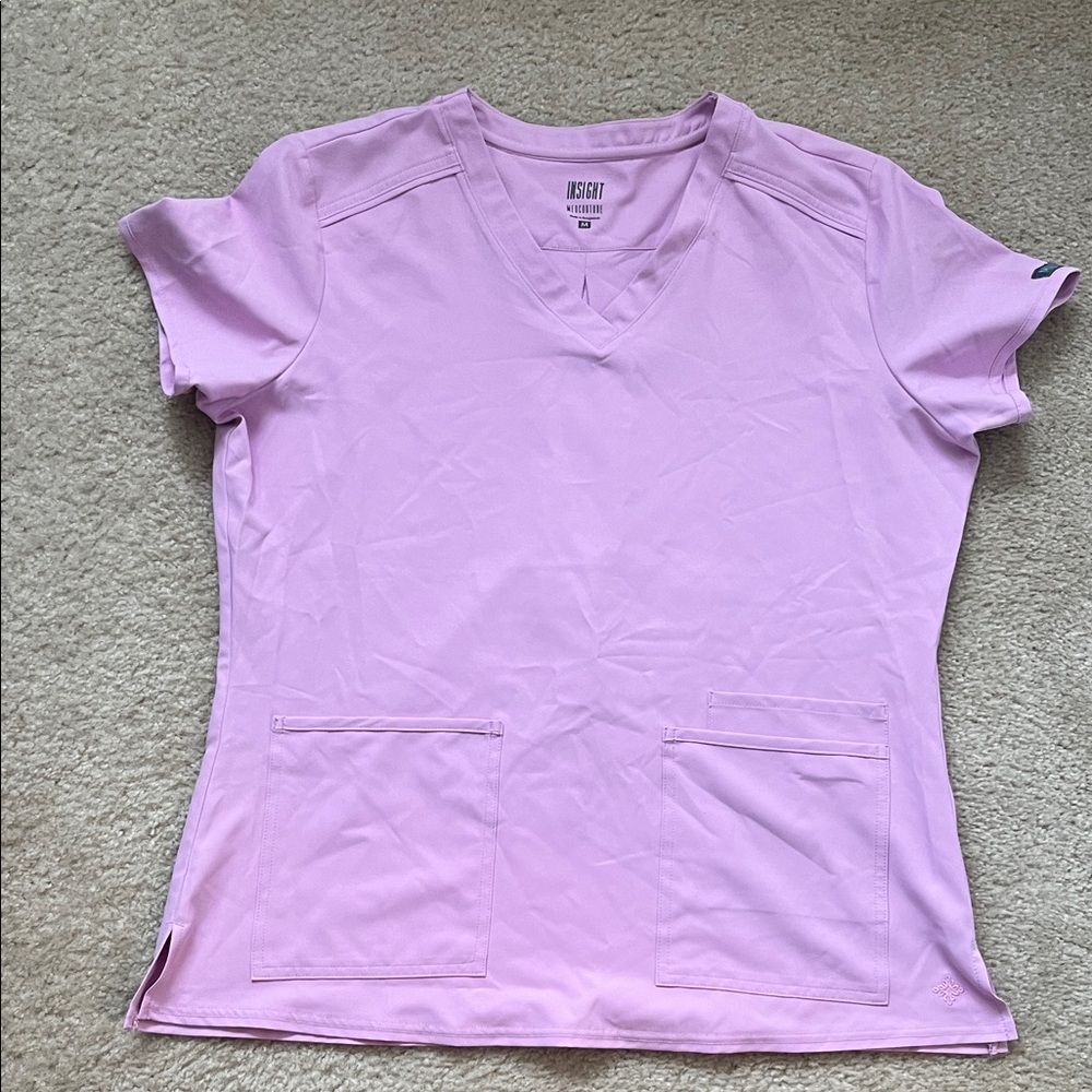 Insight Women's V-Neck Top in Light Purple